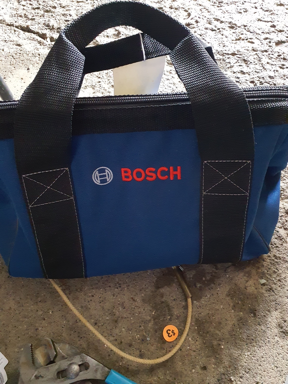 Blue Men's Duffel Tool Bag – Compact Carry Tote